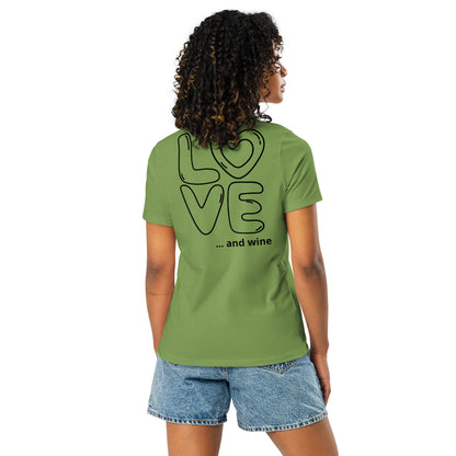 Love & wine Women's Relaxed T-Shirt