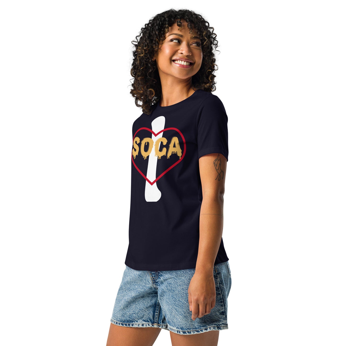 I Heart Soca Women's Relaxed T-Shirt