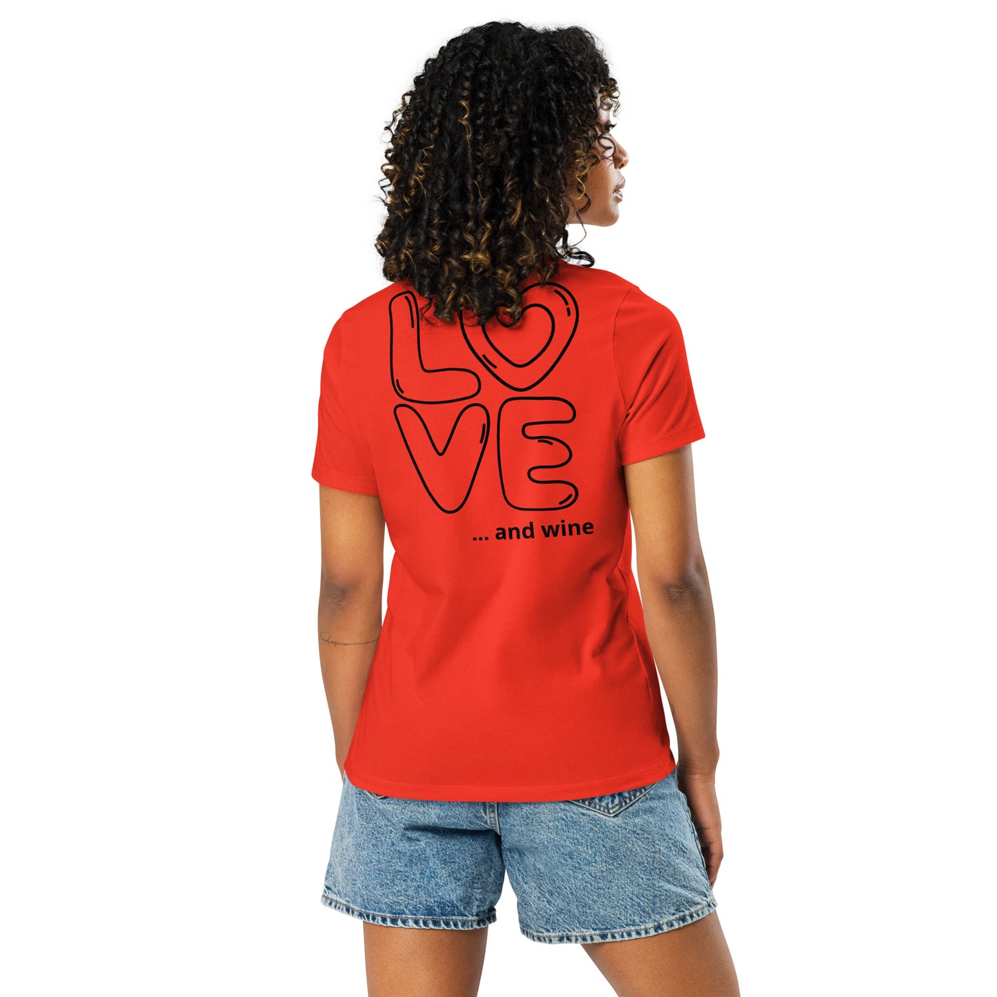 Love & wine Women's Relaxed T-Shirt